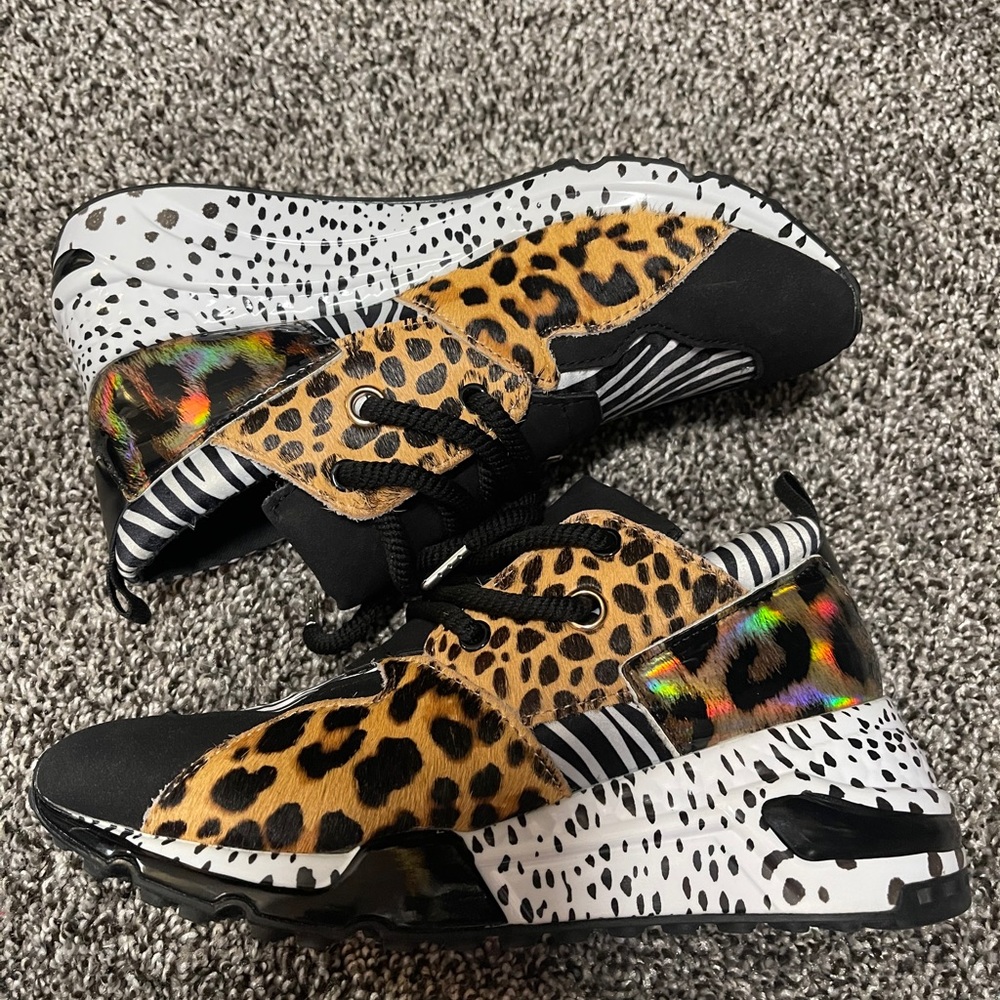 Steve Madden Animal Print Sneakers